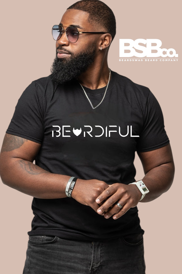 Black Beardiful Men's T-Shirt